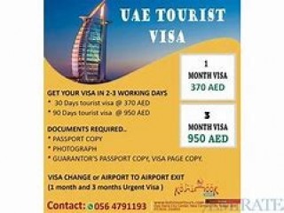 Visit Visa / Flight Booking  in 2023+971568201581