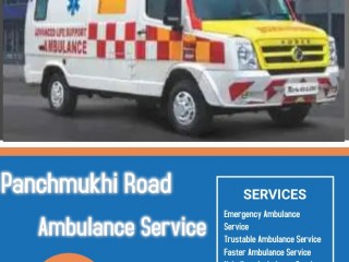 Panchmukhi Road Ambulance Services in Mundka, Delhi with Pocket-Friendly