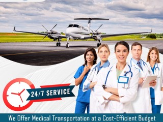 Get Angel Air Ambulance Service in Cooch Behar With A Life Support System For Patients