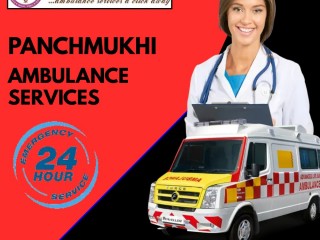 Panchmukhi Road Ambulance Services in  Paharganj, Delhi with Safest Transfer