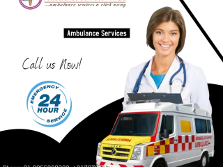 Panchmukhi Road Ambulance Services in Sultanpuri, Delhi with Emergency Services
