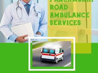 Panchmukhi Road Ambulance Services in vasundhara, Delhi with Outstanding Monitoring