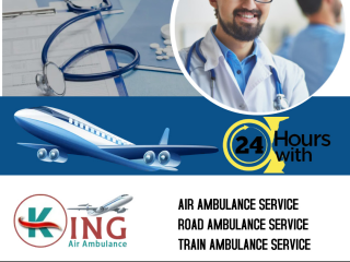 Safe and Swift Air Ambulance in Raigarh by King Air
