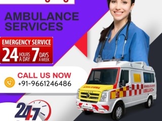 Avail the Most Exclusive and Low Cost Transportation Ambulance Service in  Chanakyapuri  by Jansewa Panchmukhi