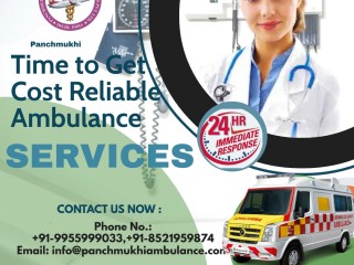 Panchmukhi Road Ambulance Services in Pidagodhi, Delhi with Faster Services