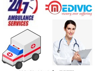 Medivic Ambulance Service in Lakhipur with Well-Equipped Medical Tools