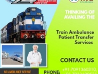 Book Superior Train Ambulance Service in Kolkata with ICU Setup